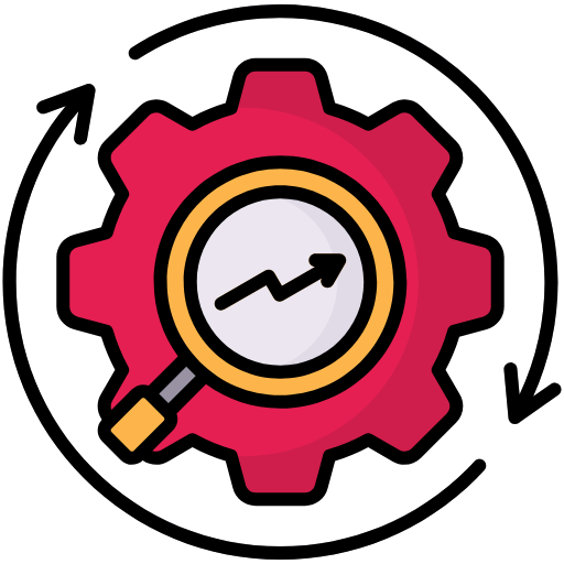 Icono de Optimización y Conversión