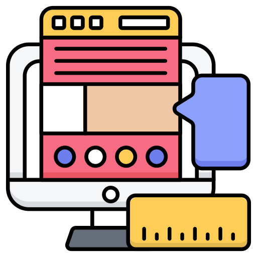 Icono de Diseño y Desarrollo Web